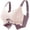 Purple Magic, variant on AILIVIN bras for women wireless full figure comfort minimizer no wire plus size bra full coverage wirefree cute comfy wide strap lifting up minimizering comfortable womens bras Green 42B 42 B