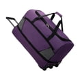 thumbnail image 1 of Bolsa de lona de viaje con ruedas portátiles multifuncionales para Morado m, 1 of 9