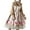 Brown, variant on Packitcute Sweet Strawberry Printed Lolita Dress Teens Cute Printed Dress Pink