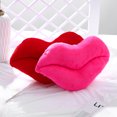 thumbnail image 3 of Masteelf - 2 almohadas de labios para sofá cama, decoración de dormitorio, almohadas de felpa para sofás, 3 of 7