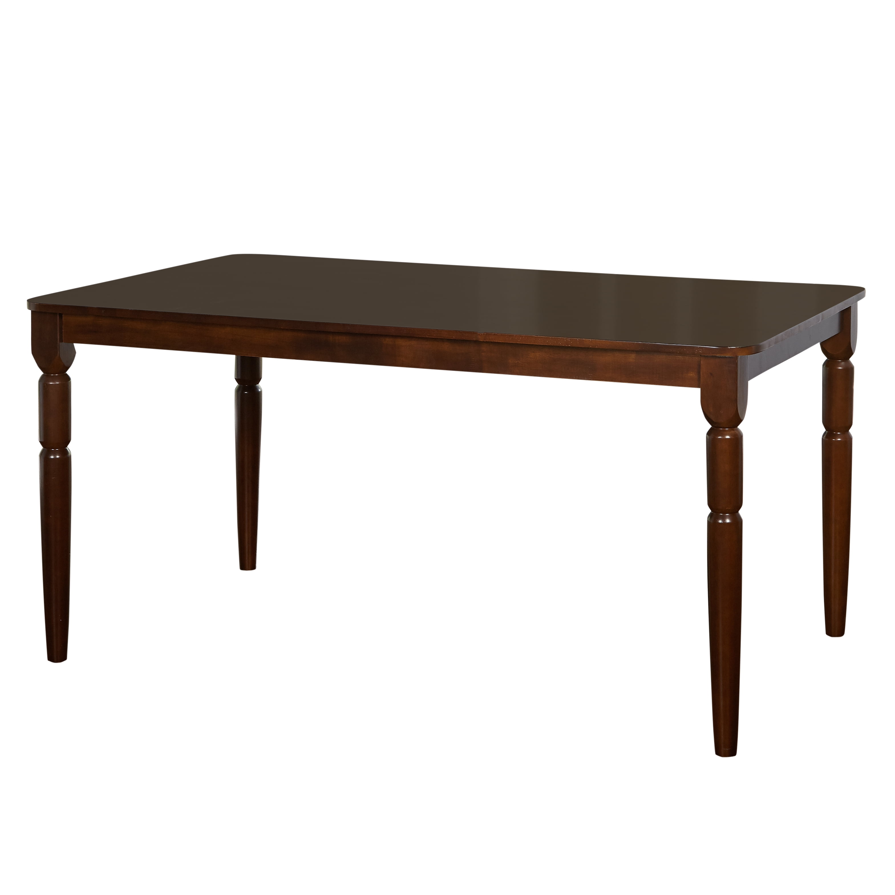 Albury Turned Legs Table, Brown