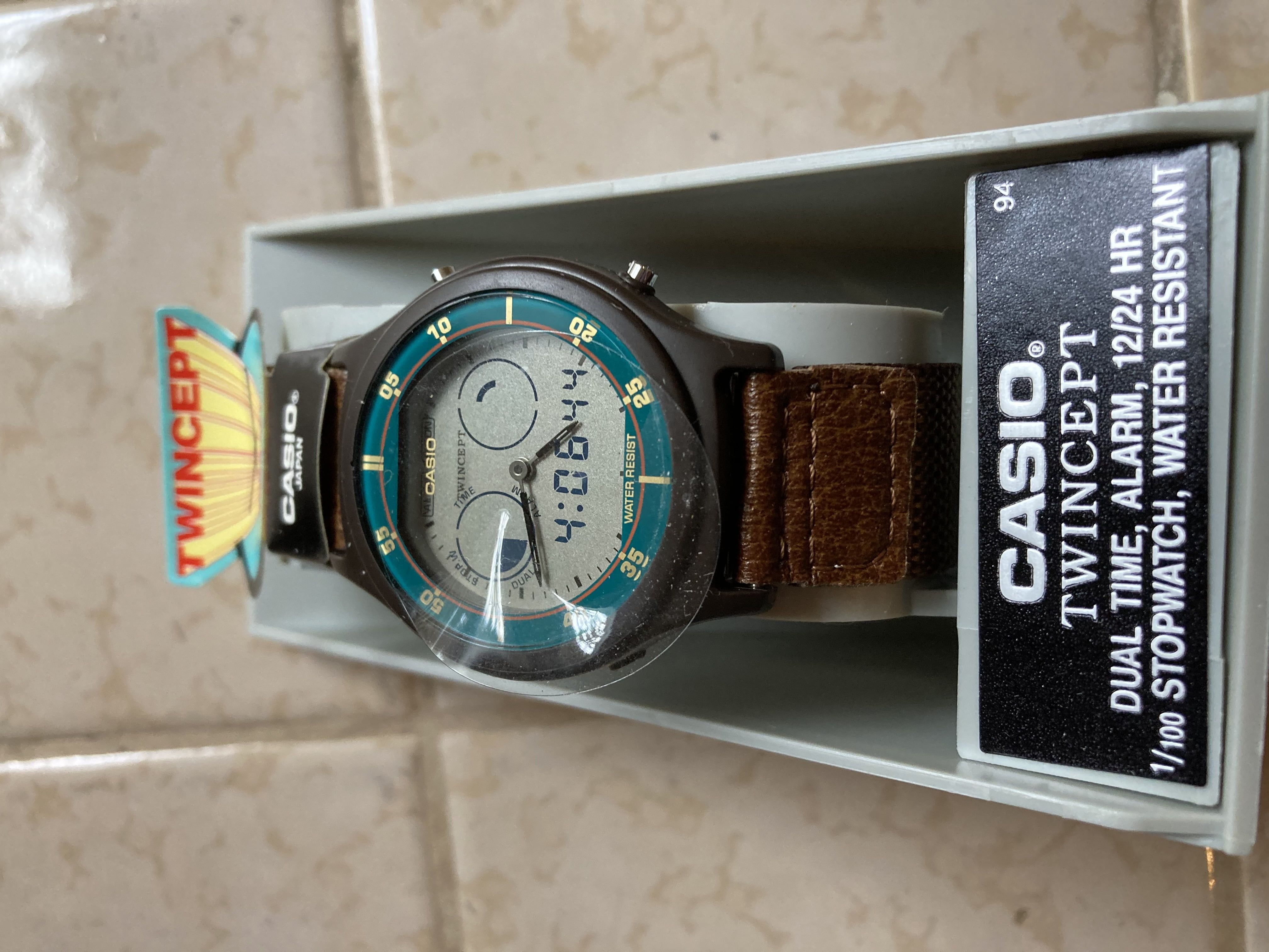 stenografi afbrudt Af Gud Rare Vintage Casio AQX-11 Twincept Analog Digital Watch - Walmart.com