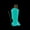 Glow Blue, variant on Toker Poker - Clipper Lighter Case Multi Tool, Glow in the Dark Clear, All Inclusive Tool for Camping