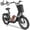 Black, variant on SANOPY Electric Scooter for Adult, 30Miles Range&20Mph Power by 20"Off-Road Tire&Height Adjustable Seat, Foldable Scooter E Bike for Mountains, Snow, Road, Black