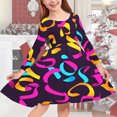 thumbnail image 1 of LOVZFMLL Robe Sans Manches Extensible Ligne A Robe de Récital Scolaire Patineuse Manches Courtes Col Rond, 1 of 4