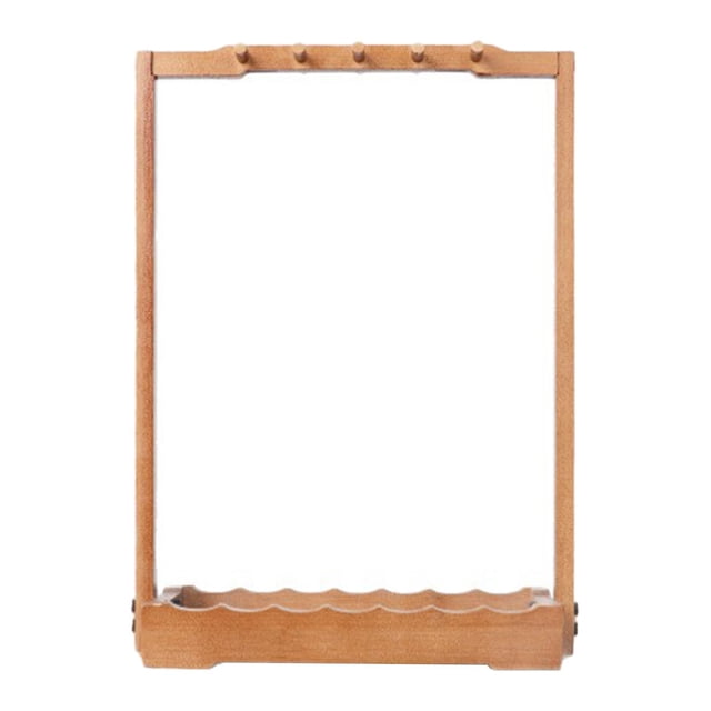 Soporte para pinceles de caligrafía Sumi, práctico soporte de madera para colgar pinceles de caligrafía tradicional, fácil de montar para oficina y