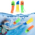 thumbnail image 4 of Pulpo Piscina Buceo Niños Juguetes Pulpo Baño Juguetes Piscina Submarina Juguetes Con Cara Divertida Para Niños 3 Piezas Speravity HA018494-00, 4 of 5