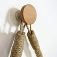 thumbnail image 3 of Portarrollos de papel higiénico de sisal, portarrollos de madera de sisal vintage para baño oso de fresa Electrónica, 3 of 5