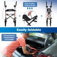 thumbnail image 4 of COSYWILL Upright Rollator Walker,Stand Up Walkers for Seniors and Adults with Backrest Seat,Lightweight and Folding Design,Red, 4 of 8