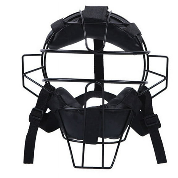Full-Face Baseball Catcher Mask, Secure Fit Provides Protection and Comfort ,Does Not Obstruct View,Black