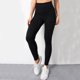 thumbnail image 4 of Gibobby Pantalones deportivos Pantalones Deportes transfronterizos de yoga Pantalones Color Medias sólidas sin costuras para mujer Pantalones de yoga musculares(Negro， M), 4 of 5
