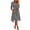 Plaid Black, variant on Dresses for Women 2026 Summer Floral V Neck Ruffle Short Sleeve A Line Flowy Midi Dress Elegant Wedding Guest Dress, S-3XL