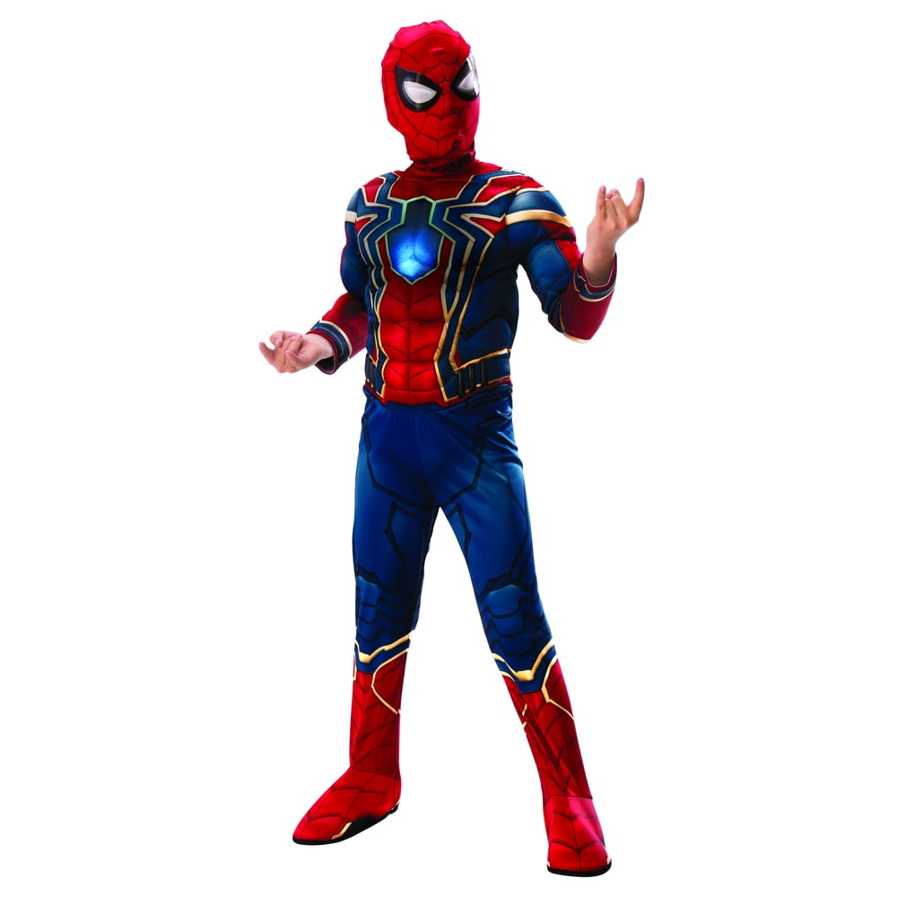 Rubies Costume Co. Deluxe Iron Spider Muscle Chest Child Costume ...
