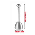 thumbnail image 3 of kkbbma under $5 Egg Openers, Stainless Steel Egg Topper, Egg Shell Cutter Opener Tool, Breakfast Egg Opening Tool, Hard Soft Boiled Egg Opener, Kitchen Egg Preparation Tool, 3 of 5