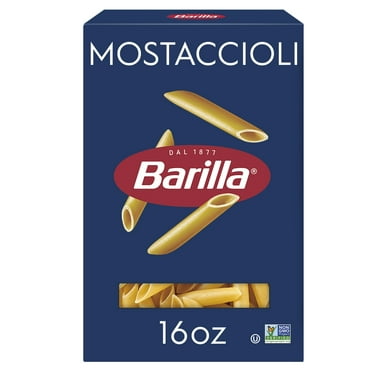 2X - Barilla Mostaccioli Pasta, 16 Oz. Box - Non-Gmo Pasta Made With Durum Wheat Semolina - Kosher Certified Pasta