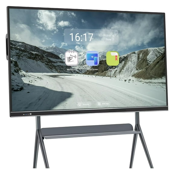 BELNET Interactive Whiteboard, 4K Uhd Smart TVs for Classroom, 86 Inch Digital Electronic Whiteboard and Smartboard for Living Room and Education(Include Wall Mount)