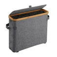 thumbnail image 6 of Baoblaze Bamboo Toilet Paper Storage Container Space Saving Large Toilet Paper Holder gray, 6 of 8