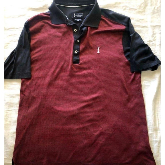 Claret Jug Open Championship scarlet black golf shirt