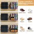 thumbnail image 2 of Organizador de zapatos NestOrganix Closet Storage 16-24 pares negro, 2 of 9