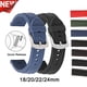 thumbnail image 2 of Correa De Reloj De Silicona De Liberación Rápida 18/20/22/24 Mm Goma Suave De Repuesto Para Deportes Accesorios De Pulsera Con Pasadores Gratis, 2 of 4