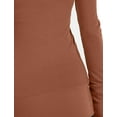 thumbnail image 4 of J. METHOD Women's Snap Button Cardigan Long Sleeve Knit Ribbed Sweater NEWJ181 LtBrown L, 4 of 5