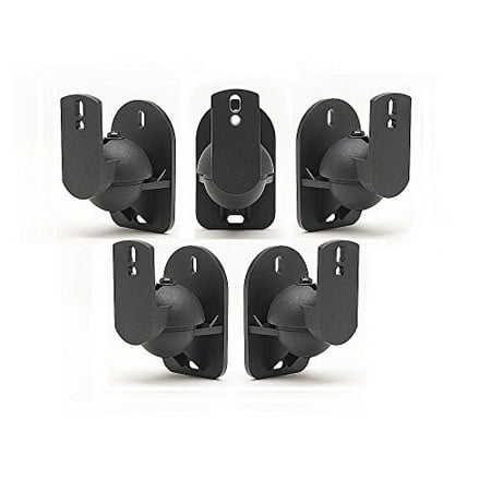 - Universal Speaker Wall Mount Brackets 5 Pack Black for Bose, Sony, Panasonic, Samsung and more by Xtreme Tech