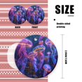 thumbnail image 2 of Glowing Jellyfish In Underwater Environment - Christmas Ornament Xmas Keepsake Ceramic Ornaments Holiday Decorations for Tree Christmas Gift Ideas 2.95in, 2 of 6