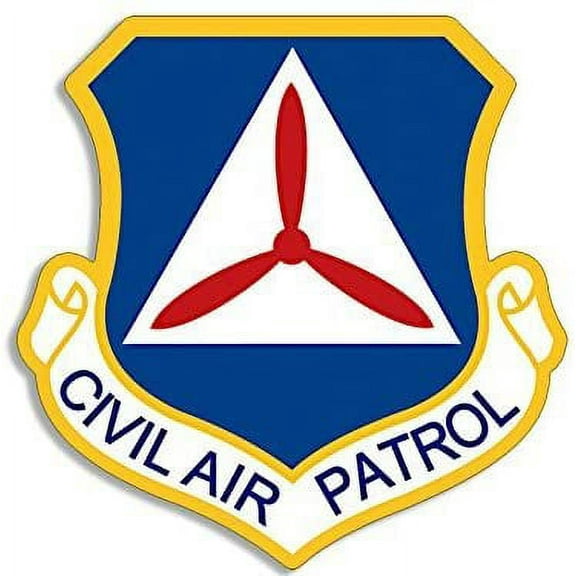 Civil Air Patrol Shield Shaped 3M Reflective sticker| USAF Cap Decal