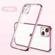 thumbnail image 1 of Funda de silicona suave transparente con marco chapado de lujo para iPhone 14 Plus 13 12 11 Pro Max Mini X XS XR SE 2022 8 7 funda transparente de TPU Tan Jianjun unisex, 1 of 2