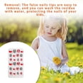 thumbnail image 3 of 1 Juego de envolturas navideñas para uñas, prensa en las uñas para niños, calcomanías artísticas para los dedos de los pies, herramienta de Pinceles de maquillaje y herramientas PNT-16-08 Qarigey  CE011468-08, 3 of 6