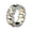 Yellow, variant on Mens Titanium Ring Wedding Band Cubic Zirconia Plating Rose Gold Engagement Ring With White Gift Box