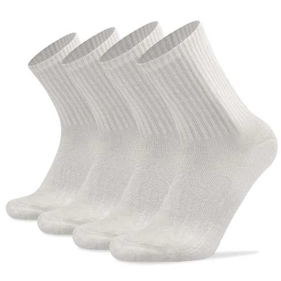 Calcetines de senderismo Daze de lana merino Crew Sport para hombre, 4 pares