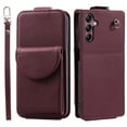 thumbnail image 5 of ELEHOLD for Samsung Galaxy A05S Wallet Crossbody Case Premium PU Leather Organ Card Slots Magnetic Closure Detachable Wrist Lanyard Shoulder Strap Flip Shockproof Galaxy A05S Cover,Winered, 5 of 8