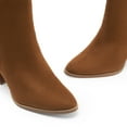 thumbnail image 6 of BURUDANI Women Chunky Block-Heel Ankle Booties Side-Zip Comfort for Office, Date & Street Style, 6 of 6