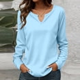 thumbnail image 1 of YLHFASHION Femmes Mode Décontractée Manches Longues Hauts Chemises Blouses Hauts Liquidation Chemises Femmes, 1 of 5