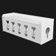 thumbnail image 2 of 2x Cable Rectangular Stora Box Wire Socket Strip Cord Stora Boxes Línea S, 2 of 5