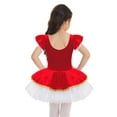 thumbnail image 3 of iiniim Girls Christmas Elf Santa Claus Dance Tutu Dress Ballet Figure Ice Skater Dancewear Red 16, 3 of 7