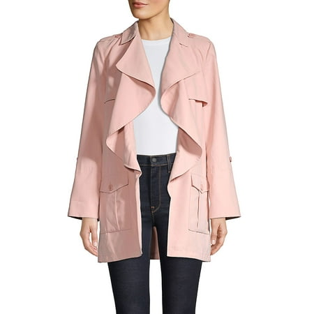 - Private Eyes Microfiber Trench Coat