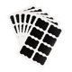 thumbnail image 1 of Juego de 40 etiquetas adhesivas de pizarra, impermeables, para tarros, botellas de vidrio, despensas y salas de manualidades (5 cm de largo x 3,4 cm de ancho, negras), 1 of 6