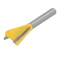 thumbnail image 3 of 1/4 Router Bit Dovetail Router Bits 14 Shank Dovetail Shape Wood Grooving Cutter Sharply Efficient Woodworking Router Bit, 3 of 8