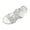 White Shoes for Women, variant on Women's Sandal Wedge Heel Sole Open Toe Plus Size Available Breathable Material For Warm Weather Gray 42