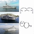 thumbnail image 3 of Double Ring Cup Holder Bracket for Marine Boats Yachts Bottle Storage Solution, 3 of 5