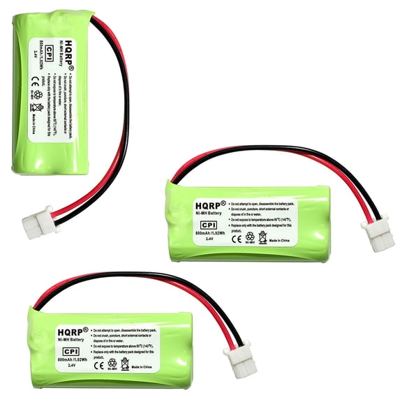 HQRP Phone Battery 3-Pack for ATT LUCENT CRL32102 CRL32452 TL88102 TL88202 CRL32202 CRL32302 Cordless Telephone
