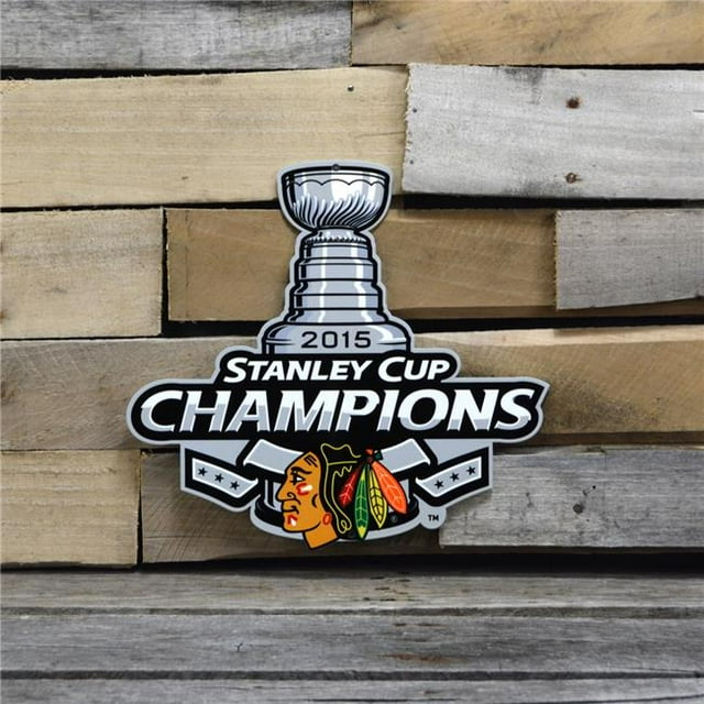 Authentic Street Signs 90233 12 Po Logo en Acier des Blackhawks 2015