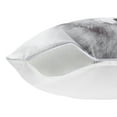 thumbnail image 3 of Kate and Laurel Como Decorative Wolf Print Square Throw Pillow Cover, 18x18, White, 3 of 6