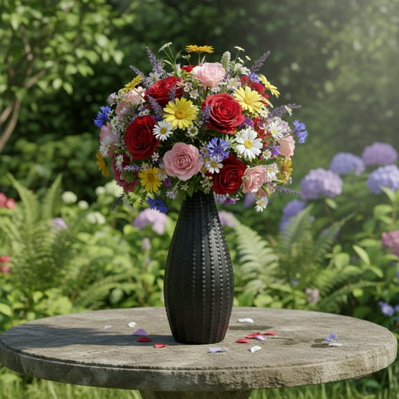 Trenleigh Ceramic Textured Tall Vases