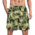 thumbnail image 1 of NICKSUN Shorts de Pyjama Amusants pour Hommes, Bas de Pyjama Courts Doux avec Poches, Camouflage Chat, m, 1 of 6