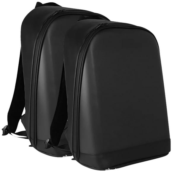 Mochila LED PixelBlack 2 Pzas Pantalla LED 64x64px 25x25cm 5V/2A 15kg Nailon Cremallera Negro