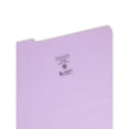 thumbnail image 5 of Smead® Color File Folders, With Reinforced Tabs, Legal Size, 1/3 Cut, Lavender, Box Of 100, 5 of 9