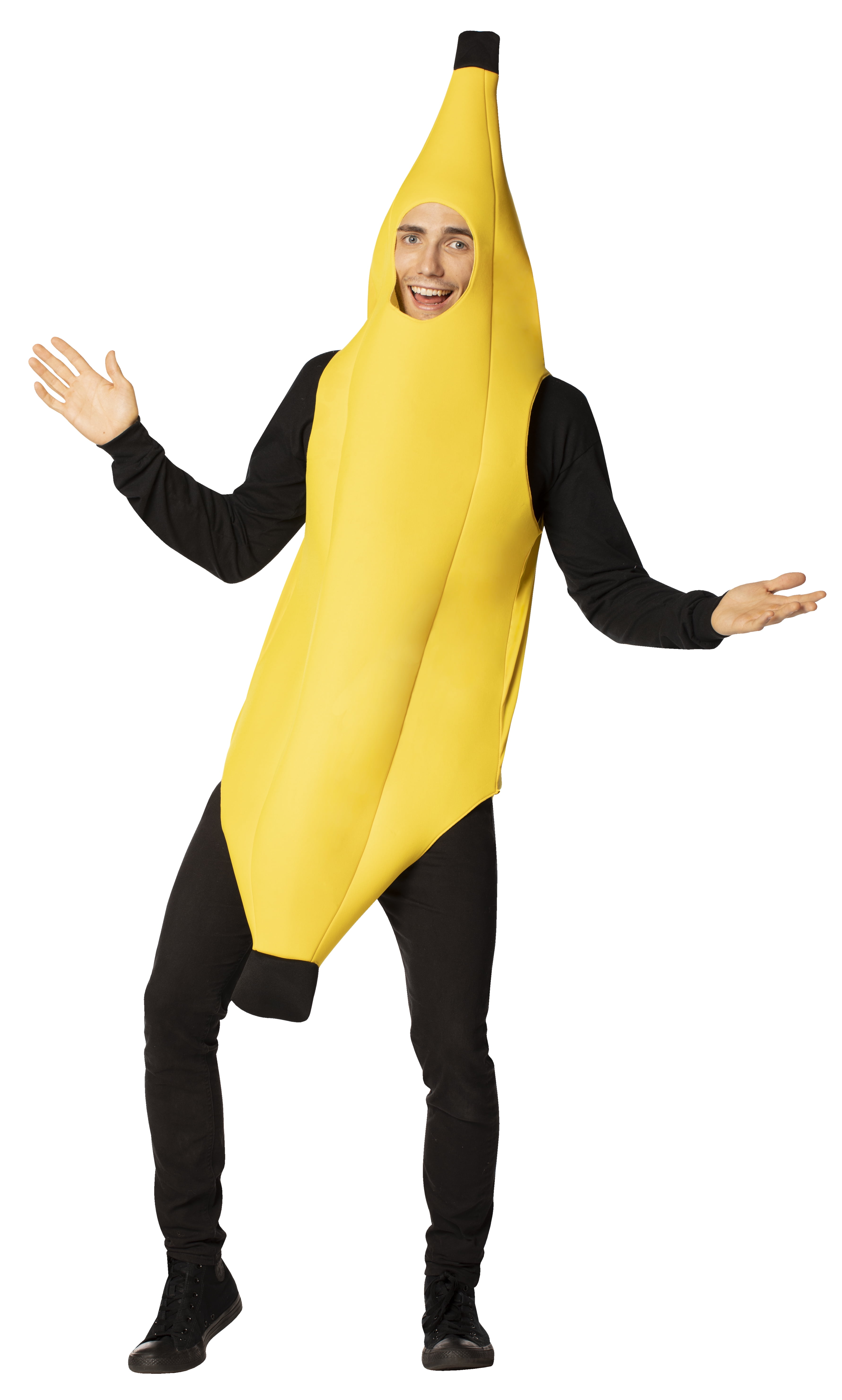 Banana Lightweight Food Fruit Yellow Fancy Dress Up Halloween Child Costume 